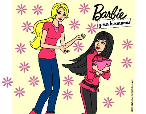 Dibujos Para Colorear Barbie Y Sus Hermanas Dibujos Para Colorear Y