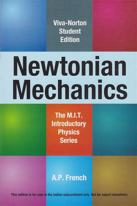 Buy Newtonian Mechanics M I T Introductory Physics Series Book