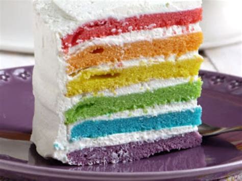 Gâteau arc en ciel ou rainbow cake Un layer cake aux couleurs de l arc