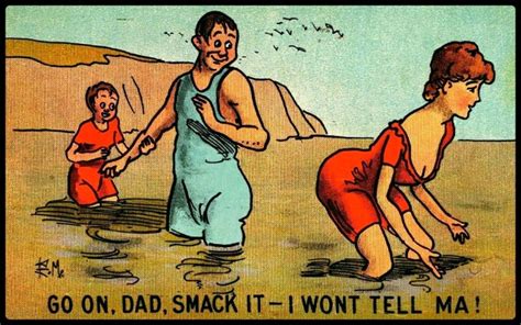 Postcard Female Go On Dad Smack It I Won T Tell Ma Spkcomics