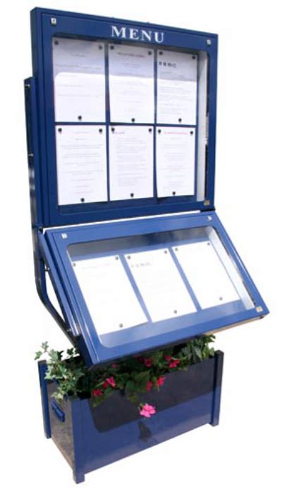 Vitrine Porte Menu Lumineuse Ext Rieur Commandez Sur Techni Contact