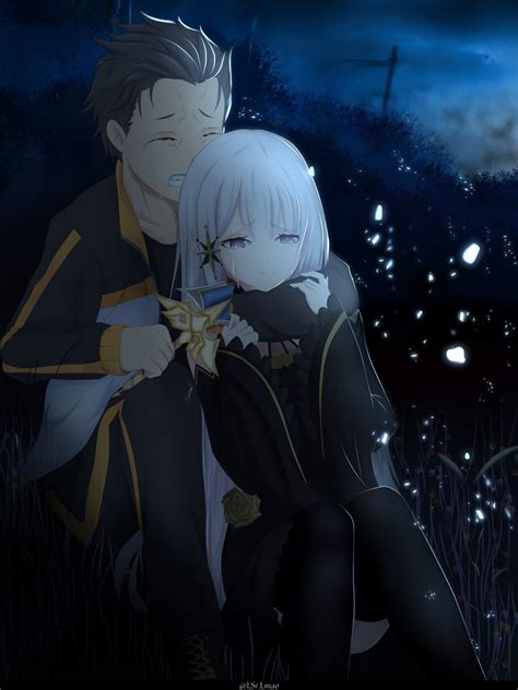 Rezero Subaru And Satella By Srlmao On Deviantart