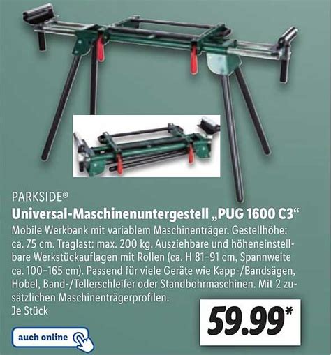 Parkside Universal Maschinenuntergestell Pug C Angebot Bei Lidl