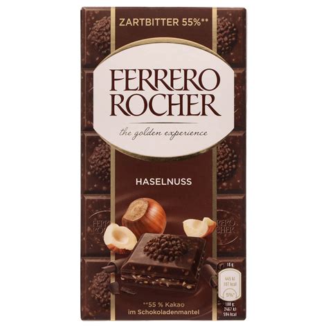 Buy Ferrero Rocher Dark Chocolate And Hazelnut Bar Chocolate Valentine