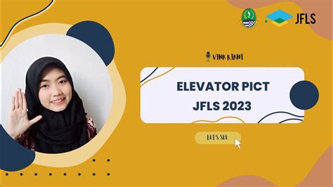 Elevator Pitch Jfls Vina Riani Youtube