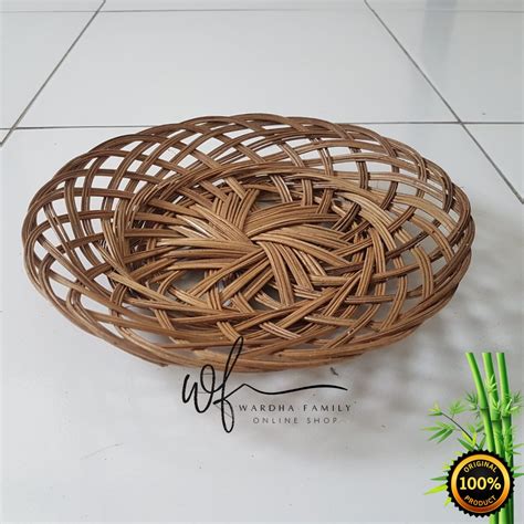 Jual Piring Rotan Lidi Piring Lidi Piring Anyaman Piring Bambu Piring