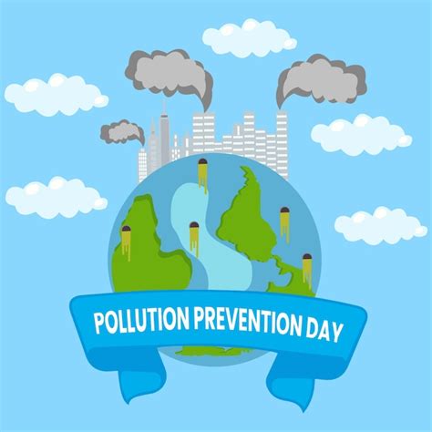 Premium Vector Creative Design National Pollution Prevention Day Art