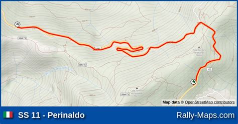 SS 11 Perinaldo Stage Map Sanremo Rally Storico 1998 Rally Maps