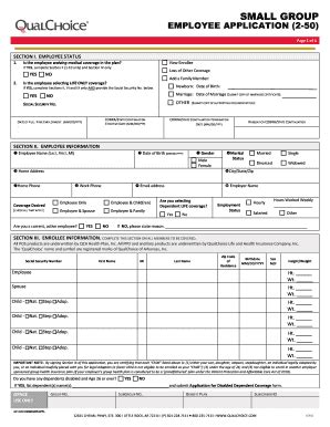 Fillable Online Employee Application Fax Email Print Pdffiller