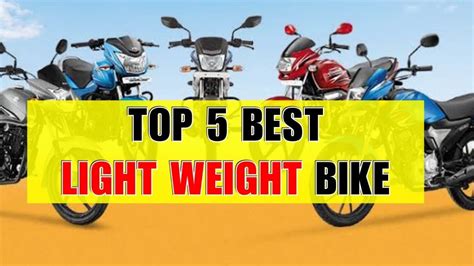 Top 5 Lightweight Bikes In India 2020 Two Brothers Racing YouTube