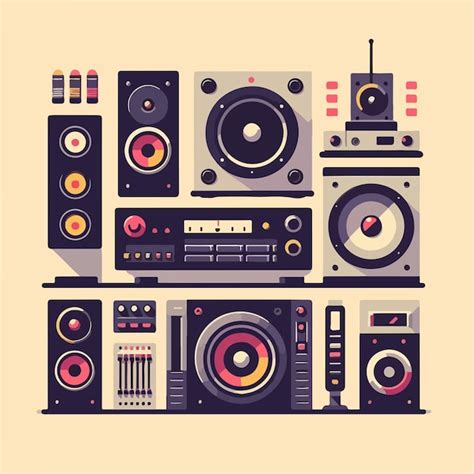 Sound System Vector Image Premium Ai Generated Vector