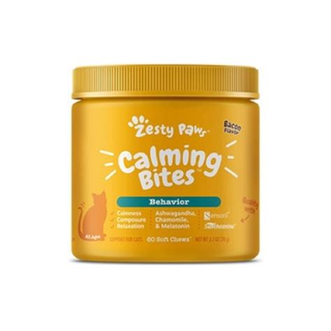 Zesty Paw Cat Calming Bites Bacon 60ct Lazada Ph