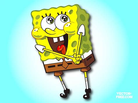 Sponge Bob Cartoon Vector Art & Graphics | freevector.com