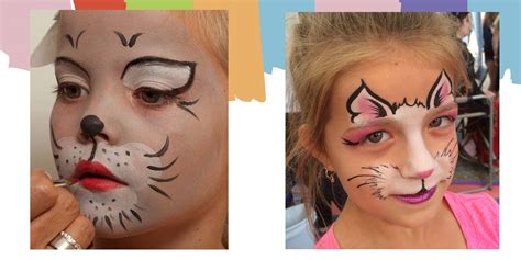 Simple Cat Face Painting Designs