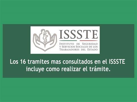 Los 16 Tramites Mas Consultados En El Issste Incluye Como Realizar El Porn Sex Picture