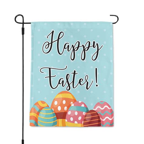 Happy Easter Eggs Garden Flag 904 Custom