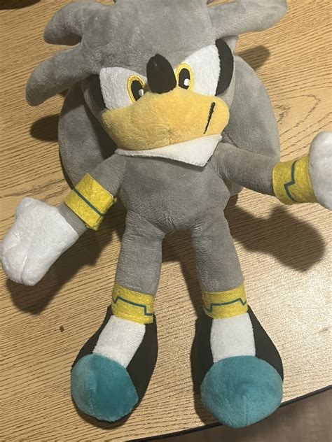 Mavin Sonic The Hedgehog Silver Plush Plushie Sega 12