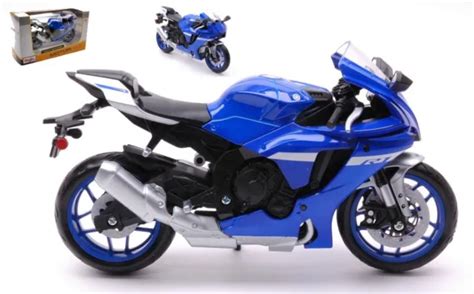 MODELLAUTO MOTORRAD MASSSTAB 1 12 Maisto Yamaha YZF R1 2021 Blau Motor