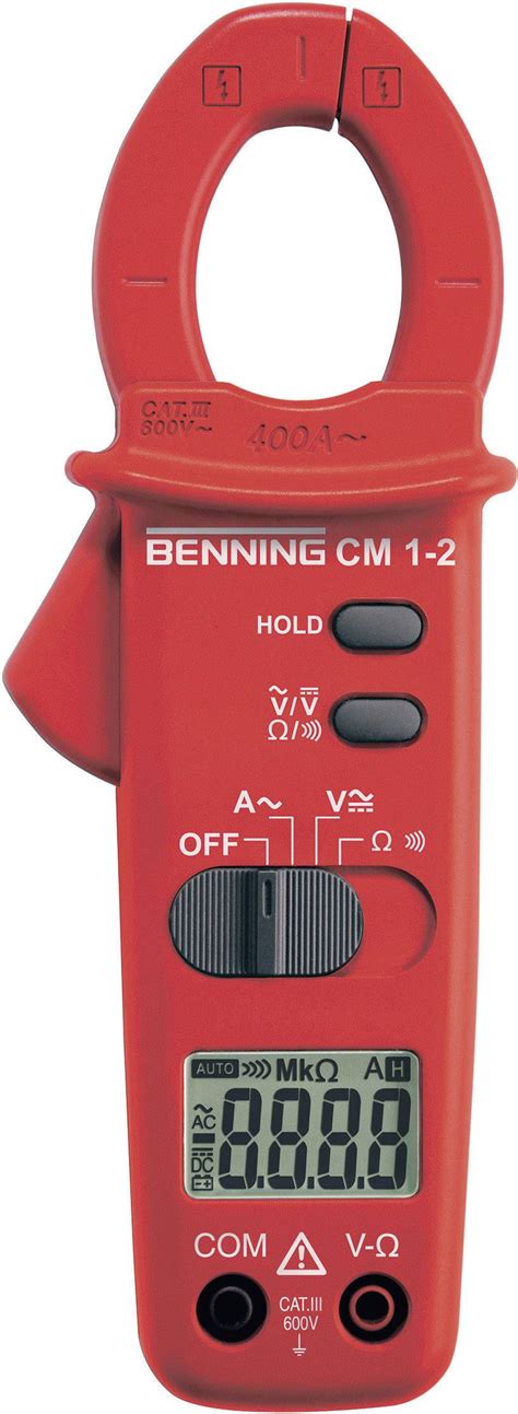 Benning Cm Clamp Meter Handheld Multimeter Digital Cat Ii V Cat