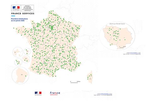 Les 460 premières maisons France services labellisées