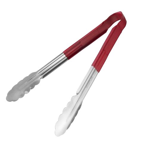 Hygiplas Colour Coded Red Serving Tongs 300mm Cb154 Buy Online At