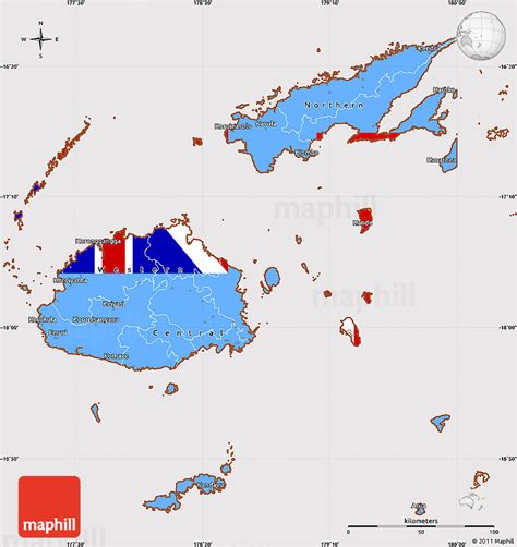 Fiji Flag Map: Exploring The Island Nation's Symbolism And Geography - Map of Counties in Arkansas