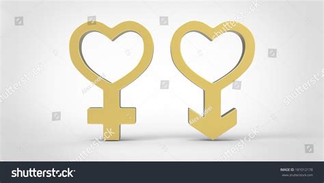 3 D Male Female Sex Symbol Stock Illustration 181012178 Shutterstock