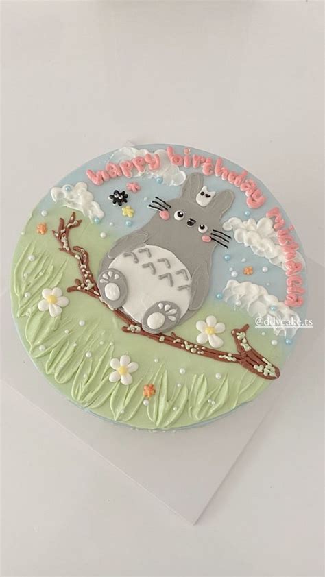 Ghibli Birthday Cake Ddycake Ts Di Bento Ulang Tahun Kue