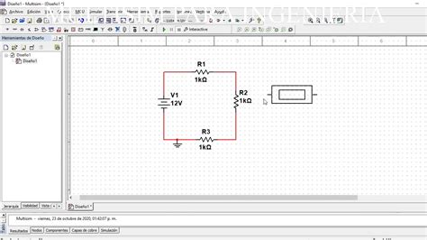 Como Medir Voltaje Con Multisim Youtube