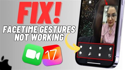 How To Fix FaceTime Reactions Gestures Not Working In IOS 17 YouTube