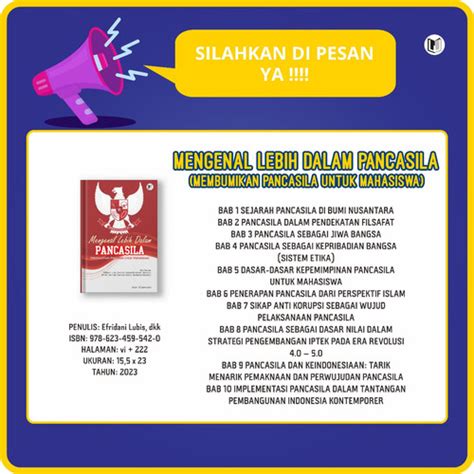 Jual Mengenal Lebih Dalam Pancasila Membumikan Pancasila Untuk