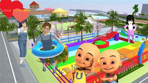 Kolam Renang Warna Warni Baru Upin Ipin Dan Kawan Kawan Senang Sakura