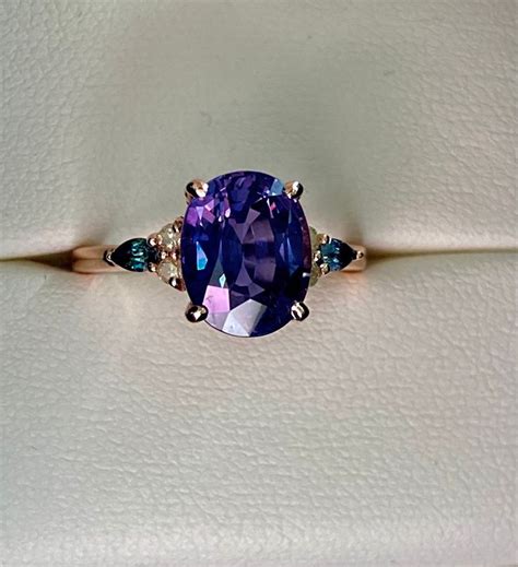 Purple Blue Violet Tanzanite Ring By Eidelprecious This Ring Features