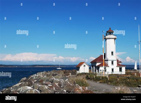 Point Wilson Lighthouse in Port Townsend, Washington Stock Photo - Alamy