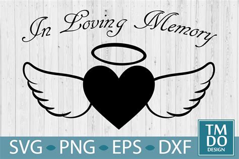 In Loving Memory SVG Memorial SVG Gráfico por TMDOdesign Creative