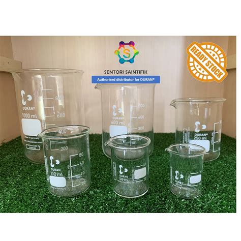 Ready Stocks Duran Beaker Low Form With Spout Shopee Malaysia