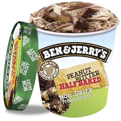 Ben And Jerrys Non Dairy Peanut Butter Half Baked Frozen Dessert Shop