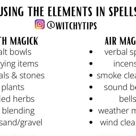 Tips For Witches Everywhere On Instagram Utilizing The Elements Is