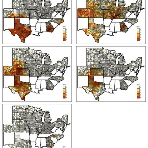 Us Drought Monitor Index Of Droughts 2011 15 Download Scientific