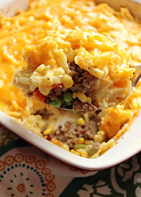 Hamburger Hash Brown Casserole I Dig Pinterest