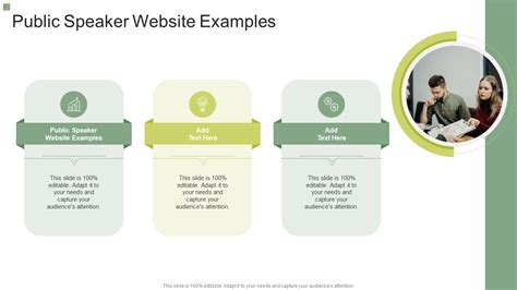 Public Speaker Website Examples In Powerpoint And Google Slides Cpb Ppt