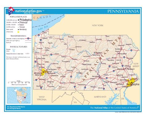 Pennsylvania County Map ~ mapheat