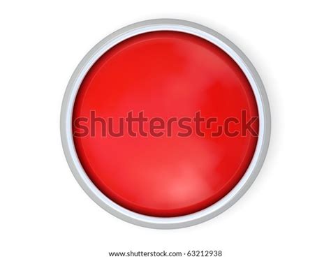 3d Red Button Isolated On White Stock Illustration 63212938 Shutterstock