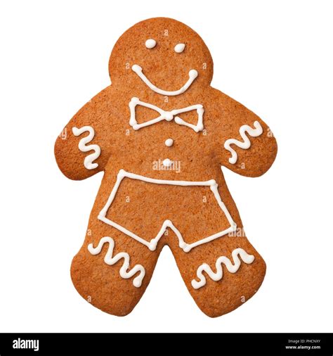 Gingerbread Man White Background Hi Res Stock Photography And Images