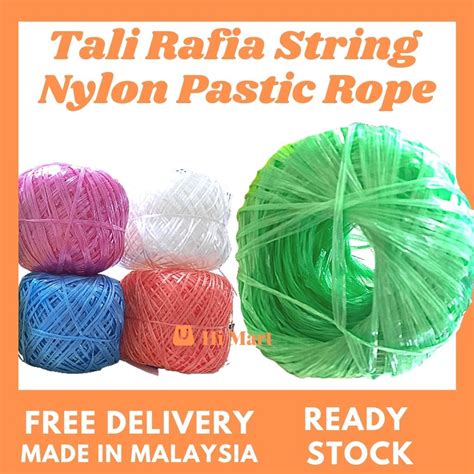 Hi Mart Tali Rafia Halus Raffia Rope Small String Plastik Tali