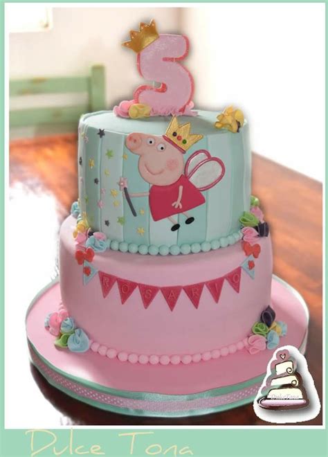 Peppa Pig Cake Tarta Peppa Pig Peppa Pig Cake Peppa Pig Birthday