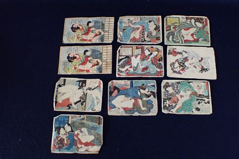 【やや傷や汚れあり】★0916143 春画 浮世絵 版画 まとめて ★ の落札情報詳細 ヤフオク落札価格検索 オークフリー