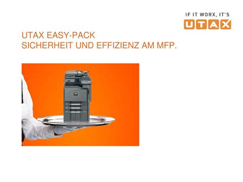 Utax Solutionpacks Utax Easy Pack Ppt Herunterladen