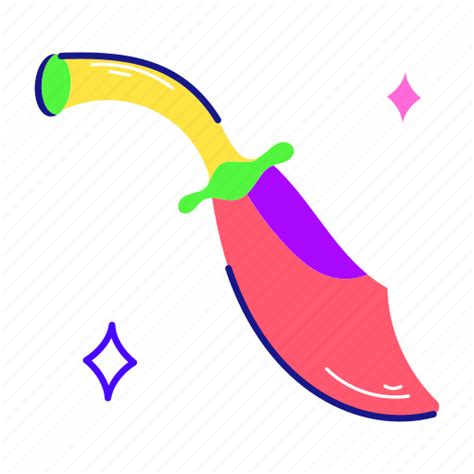 Knife emoji, sharp knife, stab, sharp tool, combat knife sticker ...