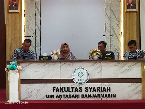 Fakultas Syariah Uin Antasari Banjarmasin Terima Kunjungan Benchmarking Dari Fakultas Syariah